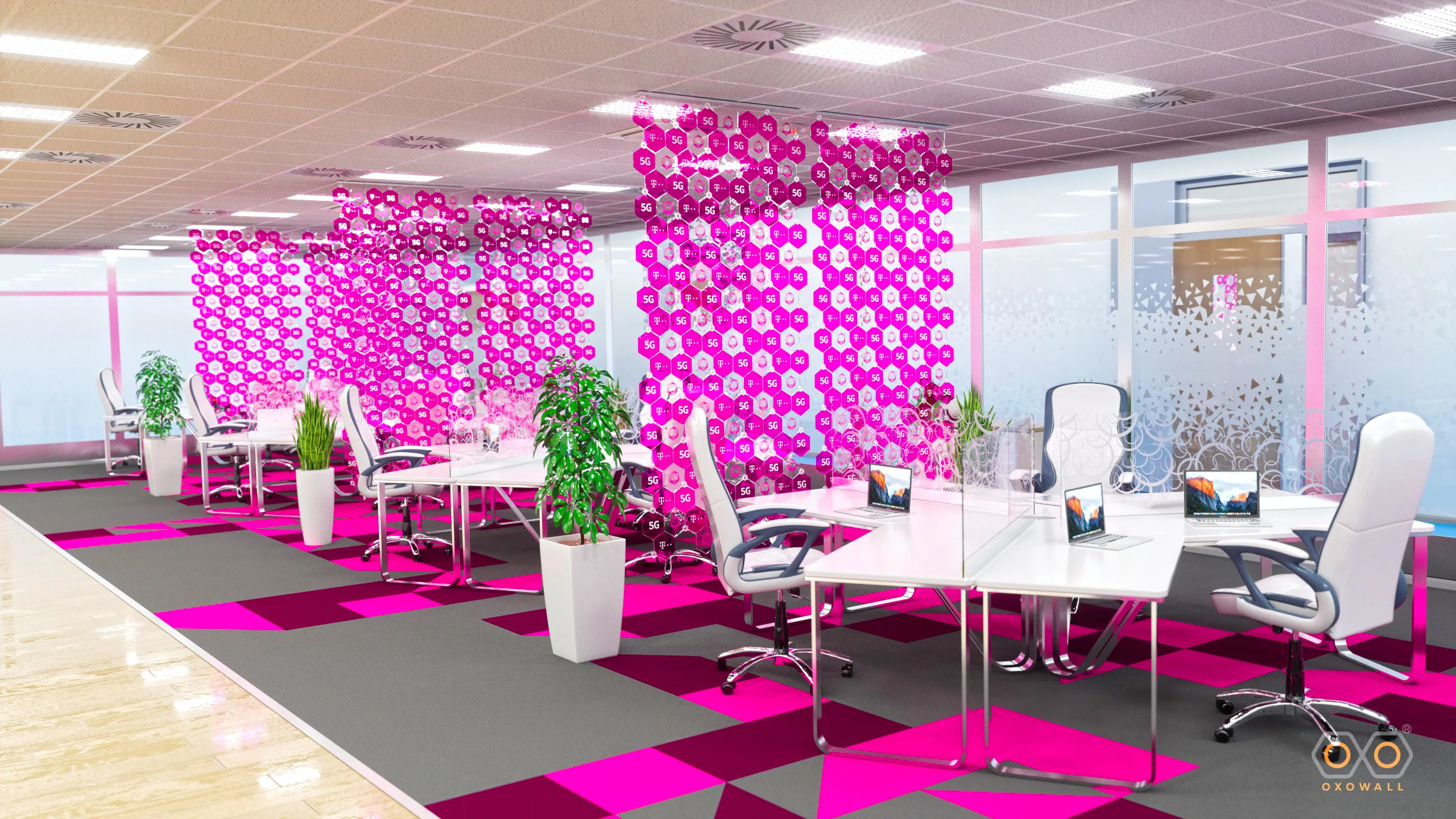 OXOWALL közösségi tér galéria - render oxowall telekom 2022 01b